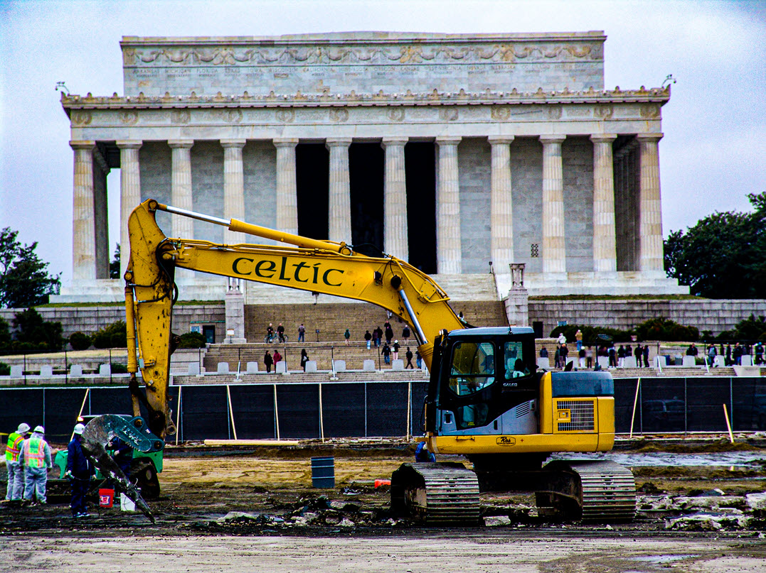 Celtic Demolition - Lincoln Memorial Reflecting Pool 6